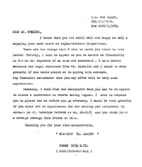 Letter from Sipho Buthelezi, Secretary General of the Black Peoples Convention to Dr Boraine 

