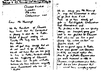 Letter addressed to Mr Moorcroft from the Glenmore Residents Committee
