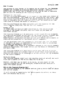 Letter from Emma Mashinini 