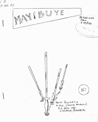 Mayibuye Volume 1 Number 10 December 1967