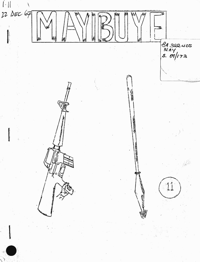 Mayibuye Volume 1 Number 11 December 1967