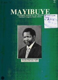 Mayibuye Volume 1 Number 5 August 1978