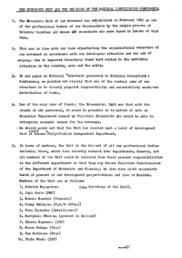 The Economics Unit and the decision of the National Consultative Conference
