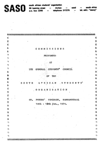 Commissions presented at 5th General Students