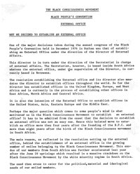 The Black Conciousness Movement, Black People