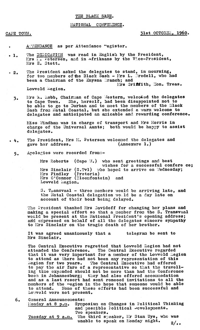 Minutes of the Black Sash National Conference held at Cape Town 1960