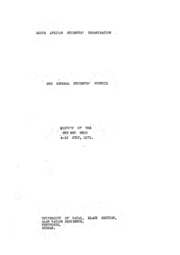Minutes of the 2nd General Students Council 