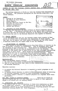 Black Peoples Convention: Minutes of the 3rd National Council Meeting held in Port Elizabeth on the 2nd September 1973
