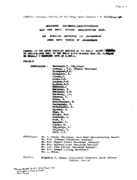 
Minutes: ordinary meeting of the Urban Bantu Council: 7 December 1976
