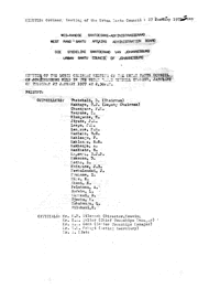 Minutes: ordinary meeting of the Urban Bantu Council: 27 January 1977
