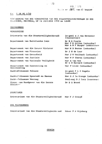 
Vergardering van die Werk Komitee van die Staatsveiligheidsraad in die Uniegebou, Pretoria, op 14 Januarie 1980, om 14h00
