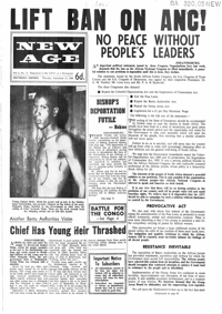 New Age Vol.6 No.27 Sept. 1960