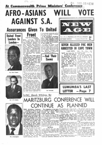 New Age Vol.7 No.21 Mar. 1961
