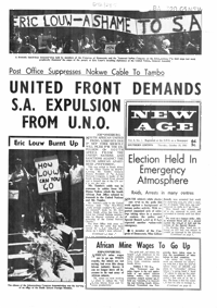 New Age Vol.8 No.1 Oct. 1961
