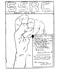 SSRC Bulletin Vol. 1, No. 1, August 1977.