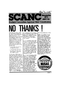 SCANC Newsletter No 3