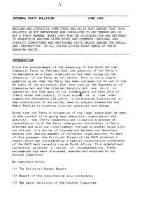 Inner-Party Bulletin