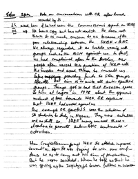 Note on conversation with Oliver Tambo