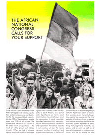 The African National Congress calls for your support
