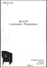 Black Community Programmes