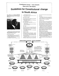 Guidelines for constitutional change in South Africa
