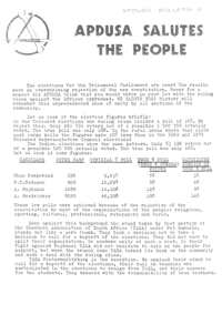 APDUSA Bulletin 8: APDUSA salutes the people