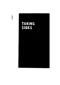 Taking sides