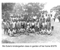 Photograph of Mrs. Dubes kindergarten class 