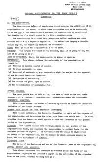 General administration of the Black Peoples Convention
