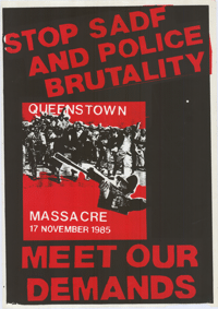 
Stop SADF and police brutality: meet our demands
