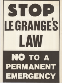 Stop LeGranges law: no to a permanent emerge