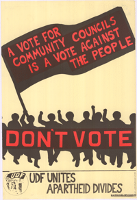 Dont vote: a vote for community councils is 