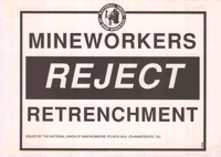 Mineworkers reject retrenchment