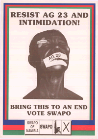Resist AG 23 and intimidation