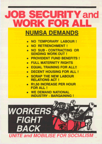 Job security and work for all 