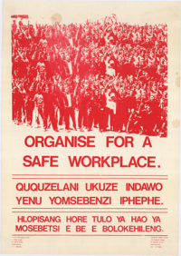 Organise for a safe workplace