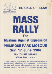 
The call of Islam: Mass rally for Muslims against oppression
