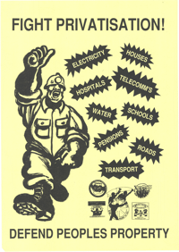 Fight privatisation: defend peoples property