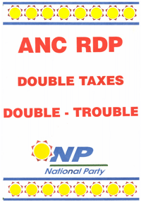 ANC RDP : double taxes : double : trouble