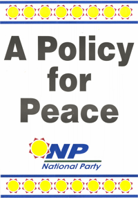 A policy for peace