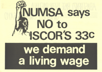 NUMSA says no to Iscors 33 c