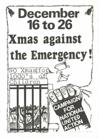 
December 16 to 26 Xmas against the emergency!

