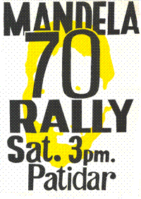 Mandela 70 rally