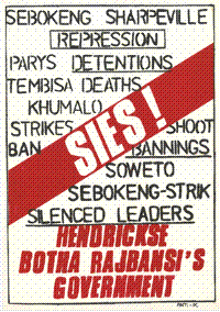 Sebokeng Sharpeville : Repression 