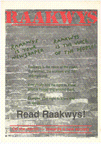 Raakwys : Read Raakwys!