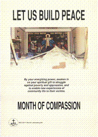 Let us build peace : Month of compassion