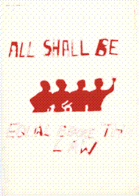All shall be equal before the law