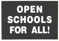 Open schools for all!