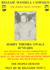 
Release Mandela campaign : The people shall govern
