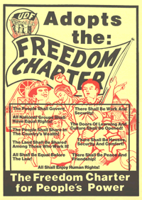 UDF adopts the Freedom Charter